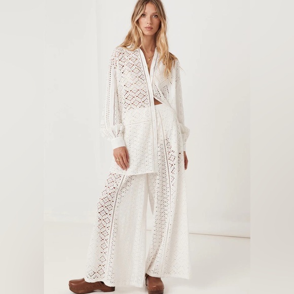 Spell & The Gypsy Collective Lottie Pants in White - Large - Picture 1 of 15